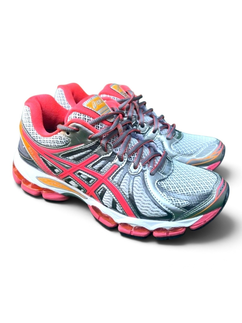 ASICS Gel Nimbus 15 Hot Punch Marigold Retro Running Shoes 7.5 T3B5N